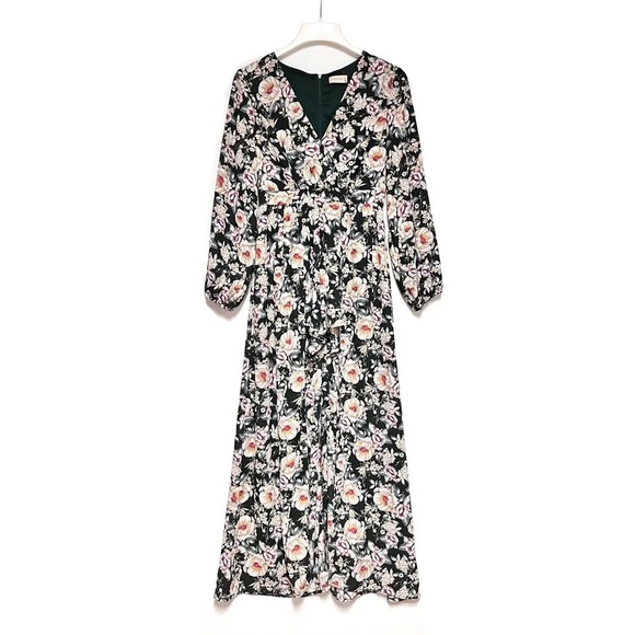 Altar'd State Walk Through Maxi Dress/Romper
Green Pink Floral Print Size Small - Picture 3 of 15